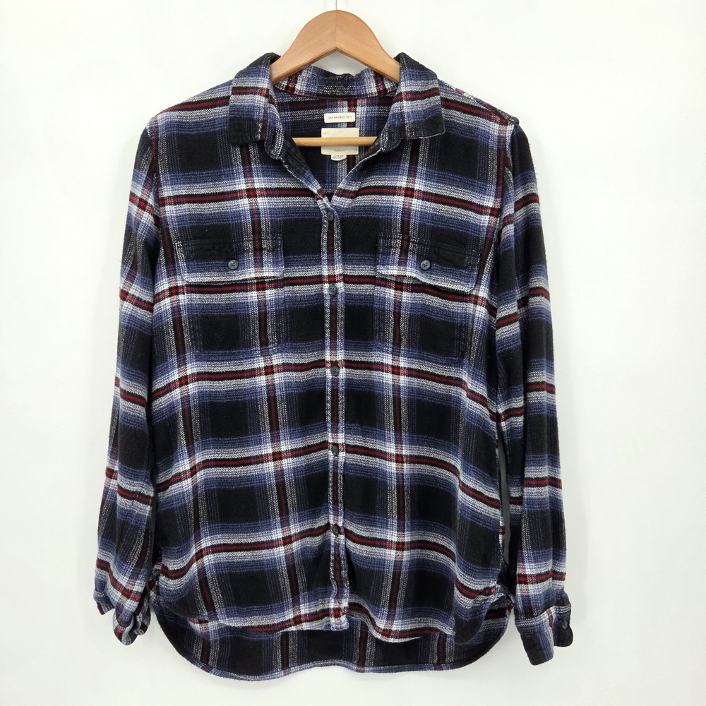 American Eagle Classic Fit Ahh-mazingly Soft Flannel Earthy Cabincore Size XL